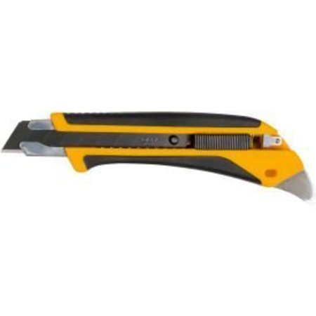 OLFA OLFA® LA-X Fiberglass Rubber Grip Utility Knife - Black/Yellow 1072198